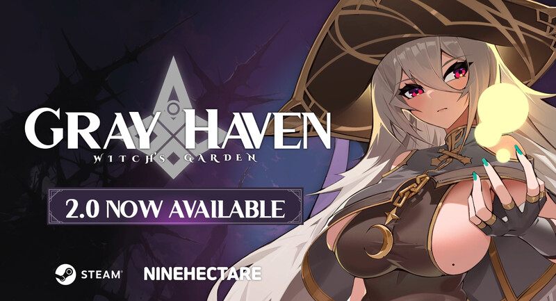 【PC】【官中】灰色乐园：女巫的花园 Gray Haven : Witch’s Garden -v2.01Steam官中步兵版【7.4G】-小凡ACG